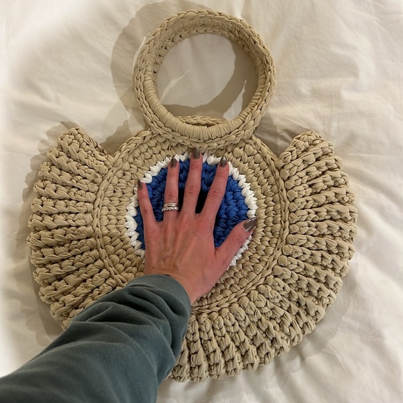 Evil eye bag hand woven - Picture 4 of 4
